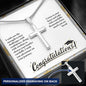 Personalized Stainless Steel Cross Necklace