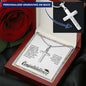 Personalized Stainless Steel Cross Necklace