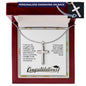Personalized Stainless Steel Cross Necklace