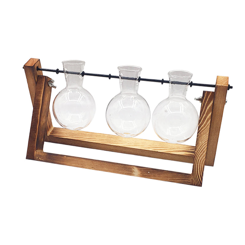 Wood Hanging Propagation Vase