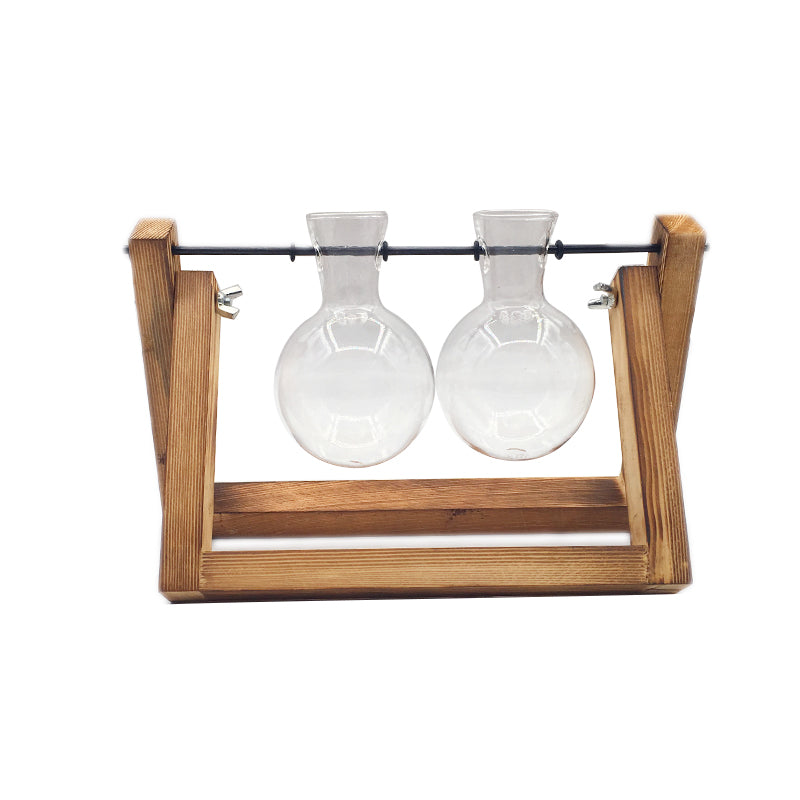 Wood Hanging Propagation Vase