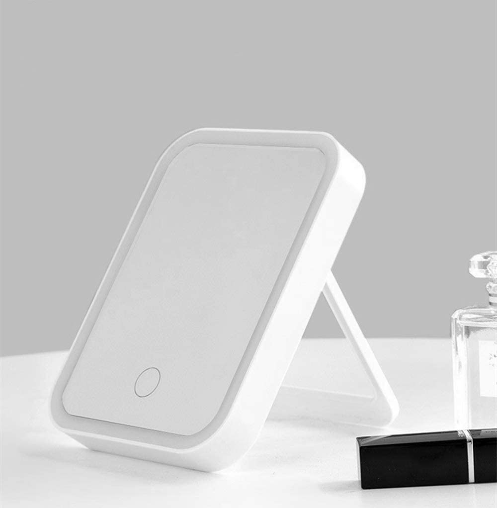Rechargeable Travel Makeup Mirror with Lights
