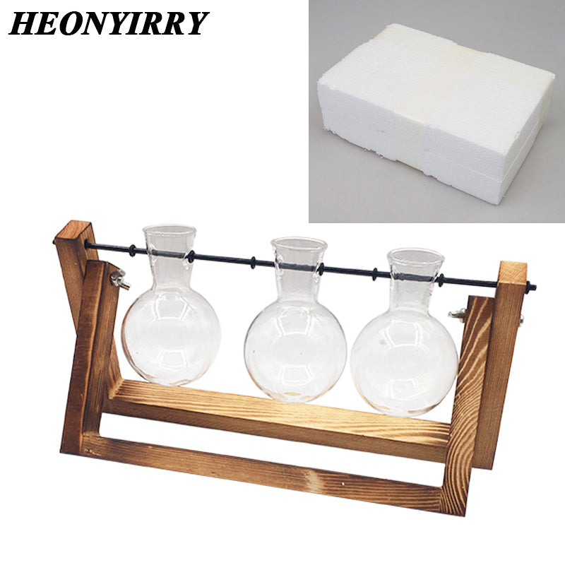 Wood Hanging Propagation Vase