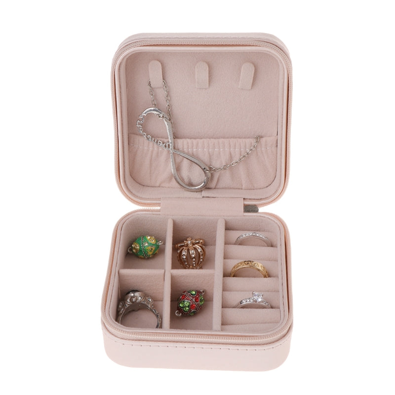 Jewelry Box Travel Case with Zipper